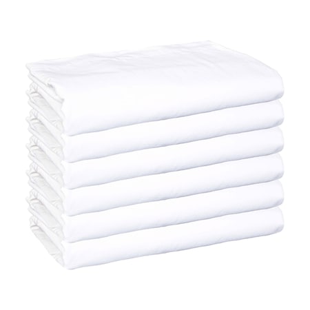 Monarch Brands Lulworth T200 Flat Bed Sheets - Queen, 6PK PK-T200-90115-6PK